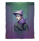 Soft and cozy twin-sized Nature's Retreat duvet cover in bedroom setting